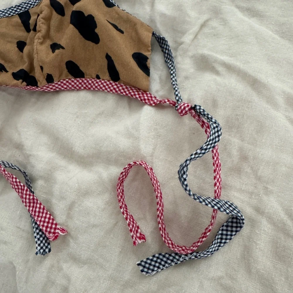 Clare V. Leopard Print Cotton Mask